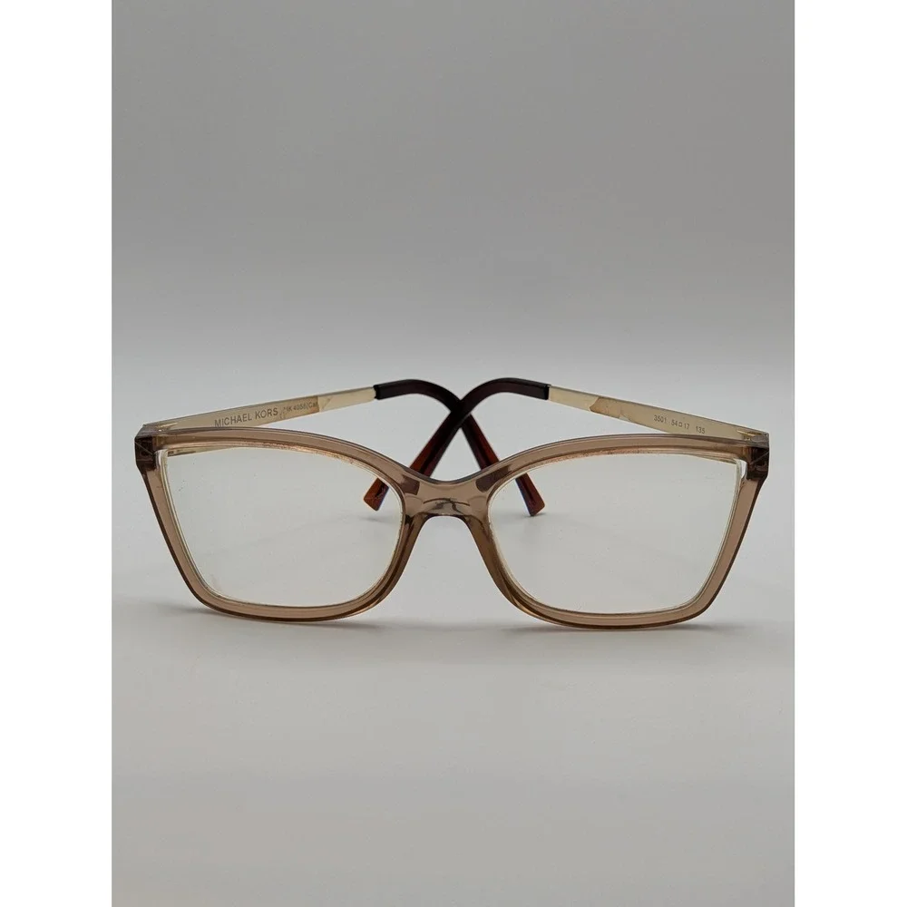 Michael Kors MK4058 Caracas Cat Eye Eyeglasses Taupe Gold 54-17-135